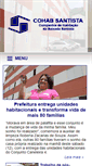 Mobile Screenshot of cohabsantista.com.br